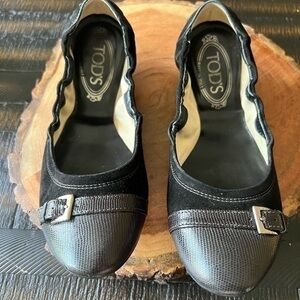 ▶️ Tod’s ◀️ Suede Ballet flats